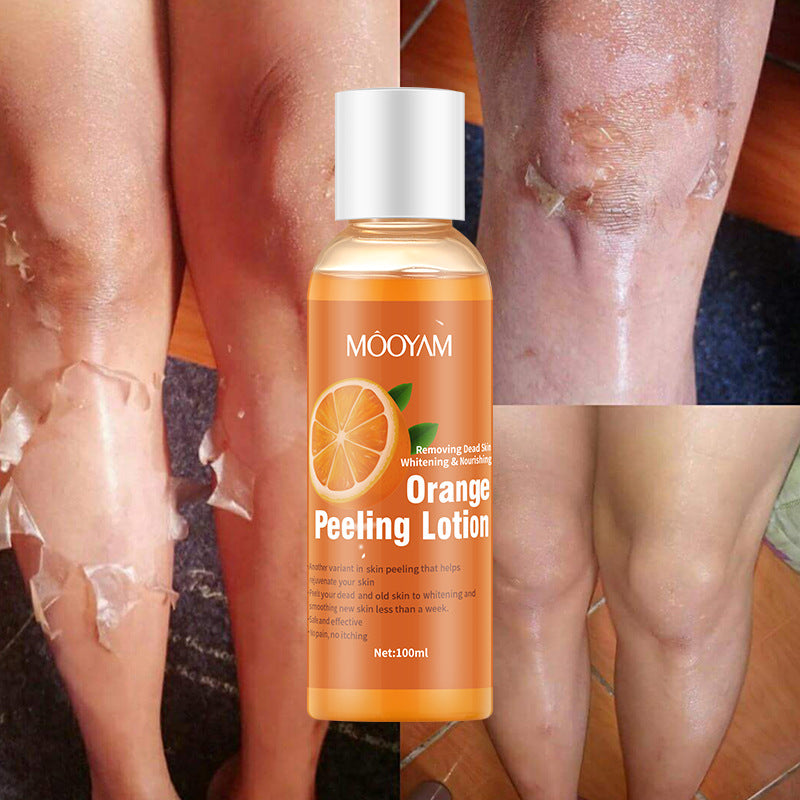 Orange Peel Exfoliating Body Lotion with Peeling Oil | Gentle Skin Renewal