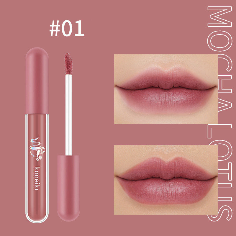 Matte Moisturising Nourishing Lipstick & Lip Glaze | Long-Lasting Velvet Lip Color