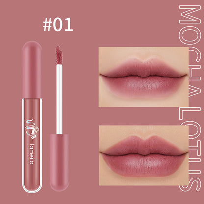 Matte Moisturising Nourishing Lipstick & Lip Glaze | Long-Lasting Velvet Lip Color