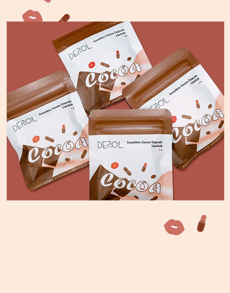 Chocolate Capsule Matte Finish Lipstick | Long Lasting Velvet Lip Color for Women
