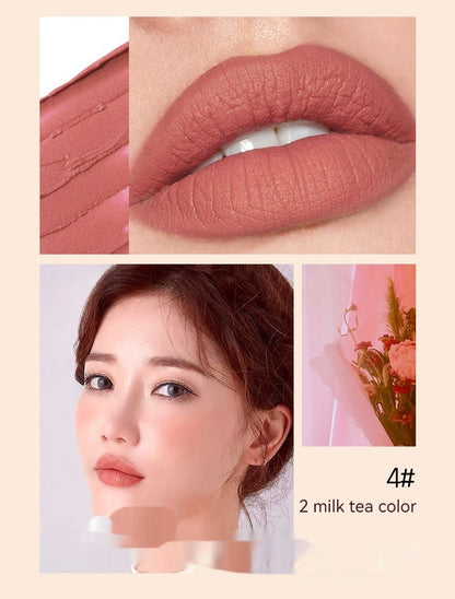 Chocolate Capsule Matte Finish Lipstick | Long Lasting Velvet Lip Color for Women