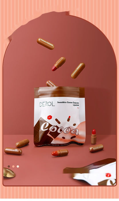 Chocolate Capsule Matte Finish Lipstick | Long Lasting Velvet Lip Color for Women