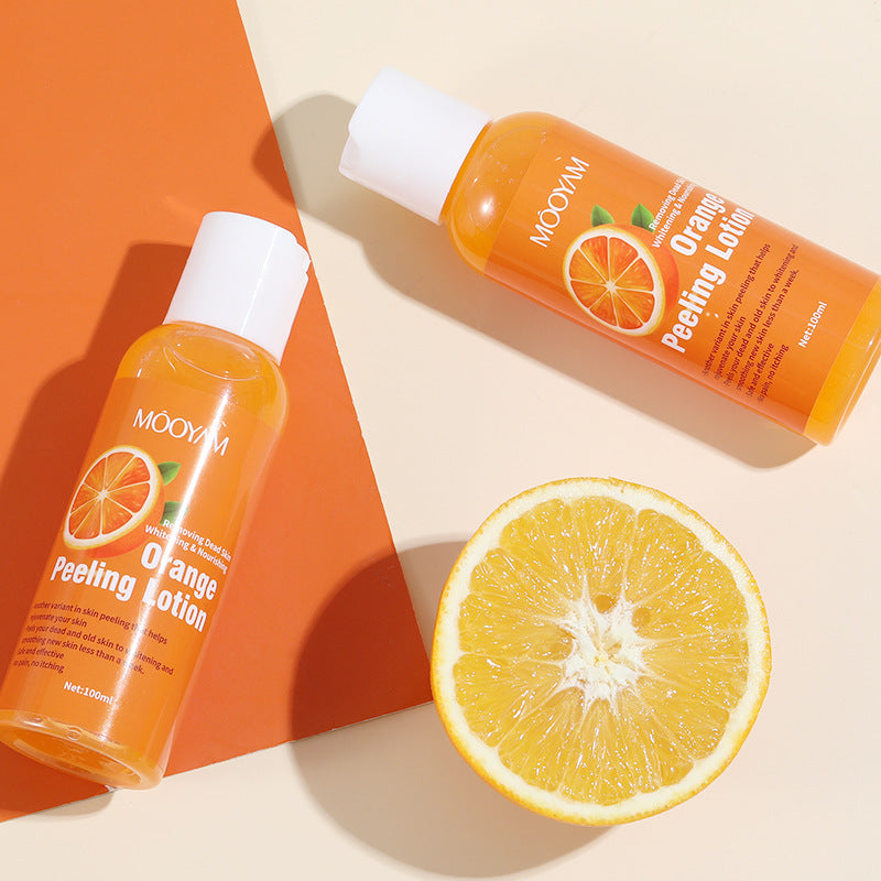 Orange Peel Exfoliating Body Lotion with Peeling Oil | Gentle Skin Renewal