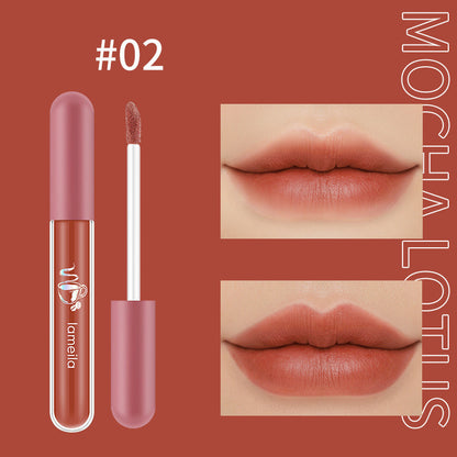 Matte Moisturising Nourishing Lipstick & Lip Glaze | Long-Lasting Velvet Lip Color