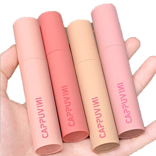 Apricot Cream Lip Glaze Lipstick | Moisturizing Lip Color with Glossy Finish