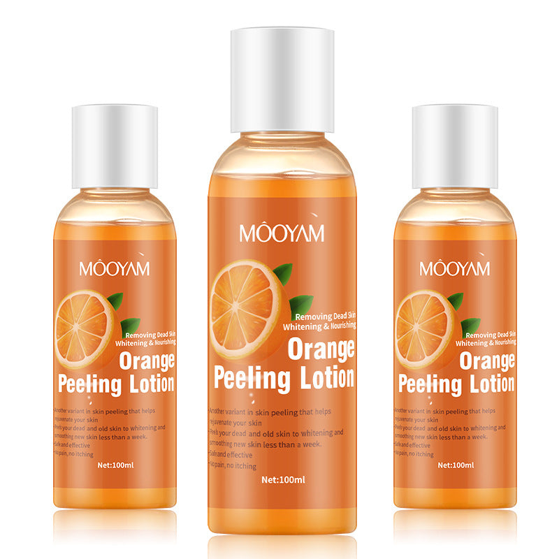 Orange Peel Exfoliating Body Lotion with Peeling Oil | Gentle Skin Renewal