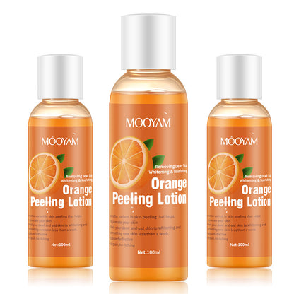 Orange Peel Exfoliating Body Lotion with Peeling Oil | Gentle Skin Renewal